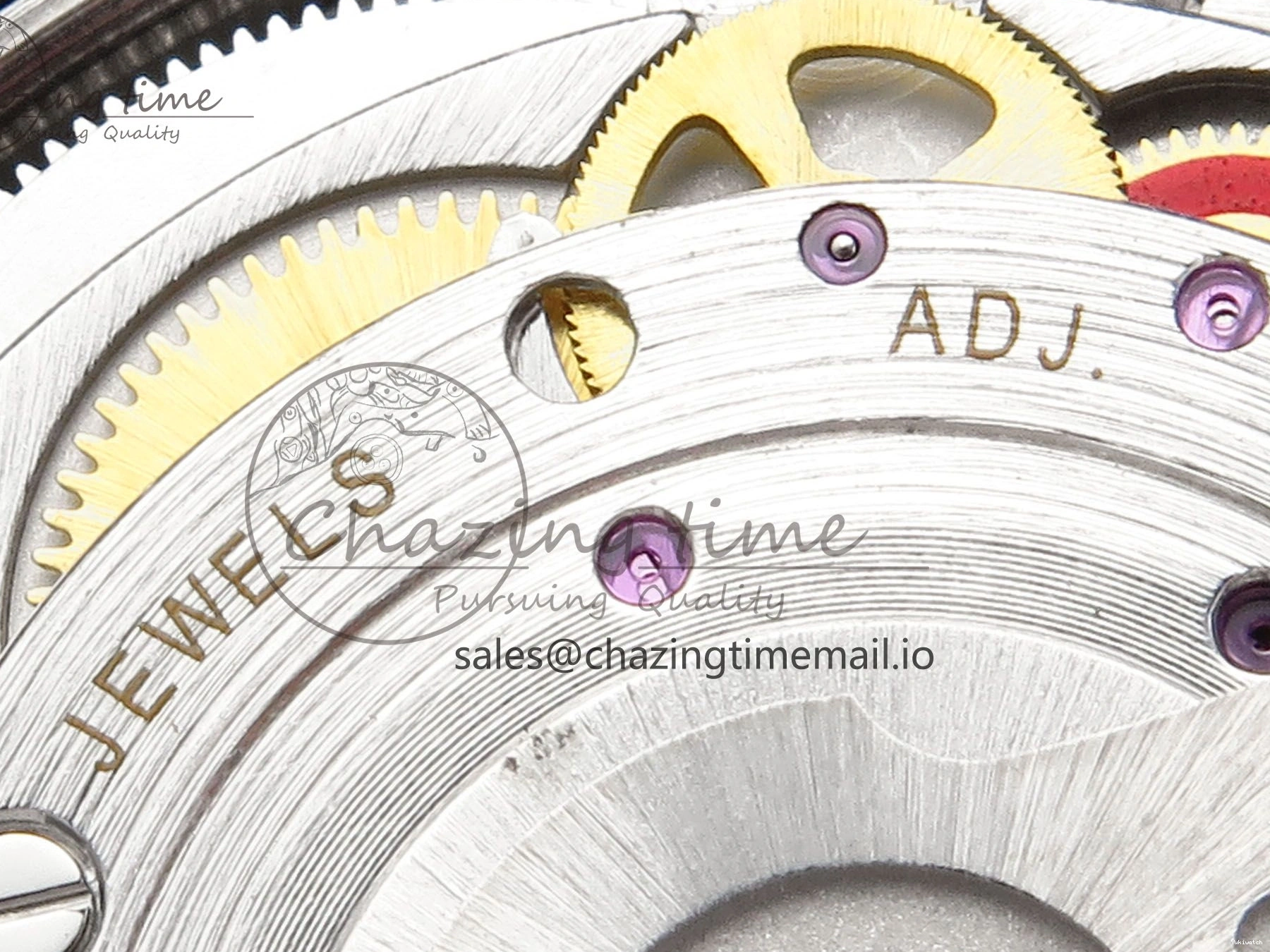 Best Stick YG 126233 EWEF SS on Textured Jubilee A3235 Bracelet 36 Marker YG Edition DateJust Dial 0510